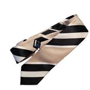 Wholesale 100% Pure Silk Weave Woven Jacquard Stripe Pink <strong>Navy</strong> Wedding Necktie Customization for Men Classic <strong>Ties</strong> - Product Image 4