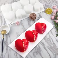 Moule en silicone pour la cuisson de gâteaux au chocolat, bougies 3D faites à la main, mousses, desserts, gelées, poudings - Écologique -40 à 230°C