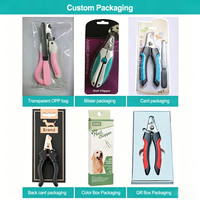 Ensemble de coupe-ongles pour animaux de compagnie, écologiques et luxueux, ciseaux pour la toilettage des chiens et des chats, en plastique