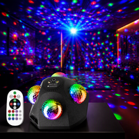 Éclairage de décoration de Noël, effets d'ondulation d'eau, lumière LED pour ambiance de fête, lumière laser DJ, 4 effets incroyables en 1, lumière de fête disco