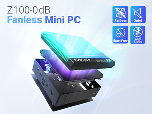 Mini PC Z100-0dB sin Ventilador, 12.ª Generación N100, 16 GB DDR4, 512 GB SSD, Pantalla Dual 4K, LAN 2.5G, para Hogar, Oficina, Industria y Comercio - Product Image 4