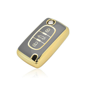 Accessoires de voiture Flip Case TPU Car Key Cover Keyless Key Fob Protector Convient pour <span class=keywords><strong>Peugeot</strong></span> Citroen - Product Image 4