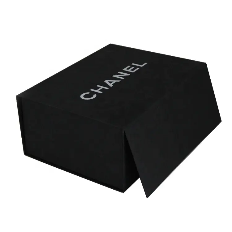 Özel baskılı lüks hediye paketleme manyetik yakın katlanabilir karton kutu