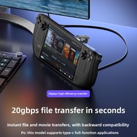 Adaptateur USB Type C à 180 degrés, USB-A femelle vers Type-C mâle, extension en forme de U, charge rapide 140W, transmission haute vitesse 20 Gbps