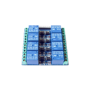 Módulo de relé de 8 vías 5V 10A a bordo EL817 Placa de relé de optoacoplador Relé de disparo de bajo nivel unidireccional Soporte de nivel 3,3 V/5V