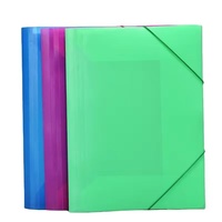 Fournitures de bureau, papeterie artisanale, classeur en papier transparent A4/A6, attaches élastiques, porte-documents imprimé, facile à utiliser