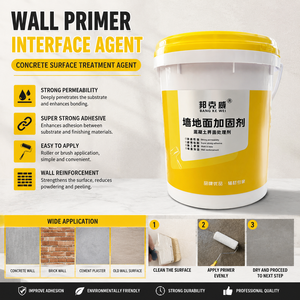 Agente Intermediario para Paredes de 20 KG, Imprimación para Superficies de Hormigón y Ladrillo, Fuerte Adhesión, Fácil Aplicación - Product Image 1