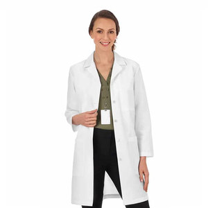 Vêtements médicaux sur mesure en gros pour femmes et hommes, uniformes à manches longues, blouse de laboratoire blanche pour hôpital, pharmacie, médecin, infirmière - Product Image 1