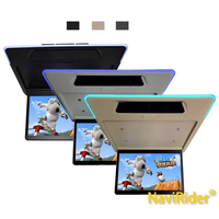Écran IPS 13,3'' 15,6'' pour tableau de bord de voiture avec GPS et USB pour Alphard/Vellfire 2008-2024 Android MP5
