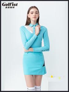 Automne et hiver femmes Slim chaud Stretch maille polo à manches longues vêtements de <span class=keywords><strong>golf</strong></span> - Product Image 5