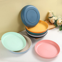 Assiette en plastique PP Ins en gros Plat à salade et fruits écologique au design classique avec logo personnalisé Expédition rapide
