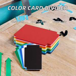 Separadores de Tarjetas Coleccionables Plegables de Plástico PP Reciclable Multicolor, Tamaño Estándar para Almacenamiento de Tarjetas Deportivas de Oficina - Product Image 4