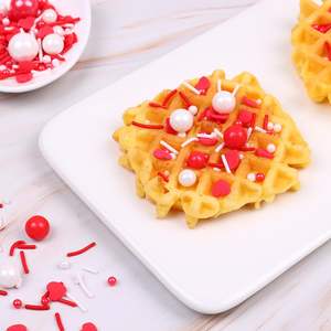 Mélange de sucre décoratif <span class=keywords><strong>pour</strong></span> gâteaux, billes de sucre bleues de différentes tailles, <span class=keywords><strong>pour</strong></span> la décoration de gâteaux - Product Image 6