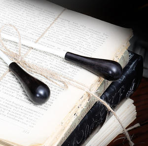 Ebonyハンドルコンサートバトン/導体音楽バトン/ステージパフォーマンスプロバトン - Product Image 3