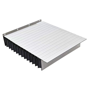 Copertura a soffietto corazzata flessibile in acciaio inossidabile lamellare per protezione macchine - Product Image 1