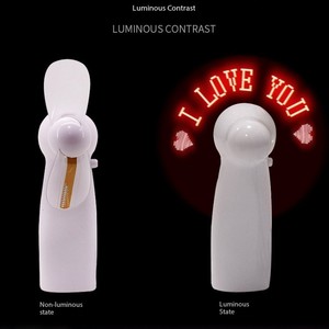 Ventilador Portátil de Mano con Logotipo Personalizado, Iluminación LED, Mini Ventilador con Diseño de Personajes, Recargable, para Bodas, Fiestas de Verano y Actividades al Aire Libre - Product Image 5