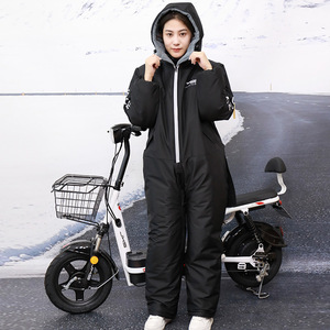 DD2220 Winter Bike guanti manubrio da esterno foderato in pile per tempo freddo impermeabile a manica lunga impermeabile in Jersey da ciclismo - Product Image 5