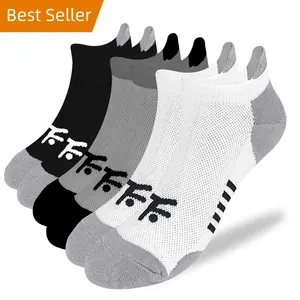 Bioserica Era meias esportivas com almofada no tornozelo meias esportivas de corrida com logotipo meias masculinas com logotipo personalizado