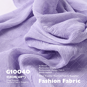 Diseños de moda cemento gris fino plisado textura de persiana tela plisada para fondo de ropa pantalones DIY - Product Image 2