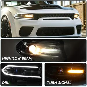 Linke Seite Rechte Seite 68294430AG Halogens chein werfer für Dodge Charger 2015 2016 2017 2018 2019 2020 2021 2022 2023 2024 2025 - Product Image 6