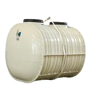 Tanque de água septico descentralizado, equipamento para tratamento de esgoto doméstico