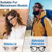 Coussinets de nez en silicone pour Meta Ray-Ban Wayfarer Headliner, antidérapants, souples, pour pont de nez, accessoires pour lunettes intelligentes
