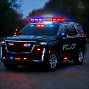Barre lumineuse d'avertissement pour véhicule d'urgence Biaochi KM296B-56 BR 1,2 m 47 pouces, bleue et rouge, LED stroboscopique, lumière d'ambulance, étanche IP67, haute luminosité - Product Image 1