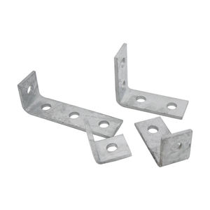 Accessoires de profilés triangulaires soudés galvanisés à chaud, personnalisables OEM & ODM, vente directe usine, pour assemblage avec profilés en U - Product Image 3