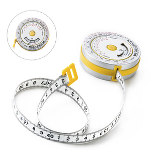 Herramienta <span class=keywords><strong>de</strong></span> medición <span class=keywords><strong>de</strong></span> <span class=keywords><strong>masa</strong></span>, índice <span class=keywords><strong>de</strong></span> <span class=keywords><strong>masa</strong></span> redondo, retráctil, para fitness, IMC, cinta <span class=keywords><strong>de</strong></span> medición <span class=keywords><strong>corporal</strong></span> - Product Image 2