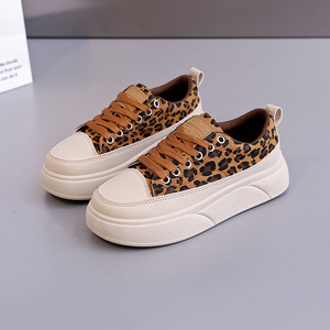 Premium <b>leopard</b> print platform <b>shoes</b> for <b>women</b>, 2026 spring new style, thick sole, <b>women's</b> casual <b>shoes</b> - Product Image 2