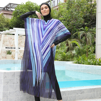 Haute qualité 4 pièces entièrement couvert musulman modeste maillots de bain maillots de bain S-6XL islamique maillots de bain Burkini Pour Femme Musulman