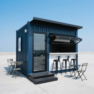 Quiosco de café 2025, cabina de boletos para exteriores, Casa de Guardia, caja de centinela, cabina de seguridad de <span class=keywords><strong>cocina</strong></span> con baño, casa de oficina para Filipinas - Product Image 2