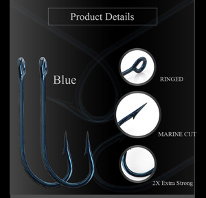 <span class=keywords><strong>Anzuelos</strong></span> Azules <span class=keywords><strong>para</strong></span> Pesca, 50 Piezas/<span class=keywords><strong>Caja</strong></span> Pequeña 15 #   -20 #   Anzuelo de Pesca de Acero con Alto Contenido de Carbono 2320, <span class=keywords><strong>Anzuelos</strong></span> Marinos Kirby <span class=keywords><strong>para</strong></span> Aparejos de Pesca - Product Image 5