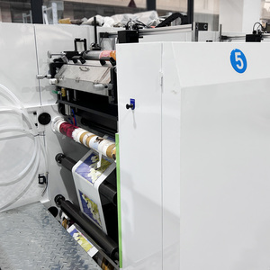 HJRYIN-320 6 màu 2 động cơ servo IR Máy sấy flexo máy in tự động tải rạch Bộ máy in flexo - Product Image 2