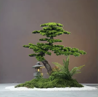 Sapin artificiel en soie sérigraphiée fait main, motif floral, écologique, 0,8m-2m, taille personnalisable pour extérieur Noël/Nouvel An
