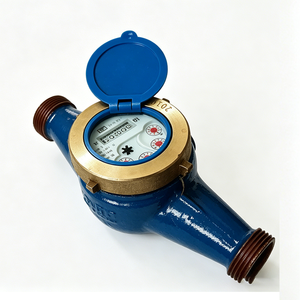 Compteur d'eau mécanique multi-jets DN15 DN20 en laiton, type humide, pour eau froide, usage résidentiel - Product Image 4