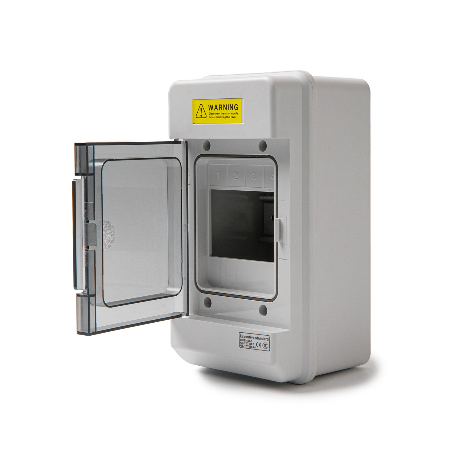 MCB Circuit Breaker IP66 Waterproof Solar 4-Way Distribution Box System Combiner Box 220V CE/ROHS Certified ZWKT SHPN-4 · image 2