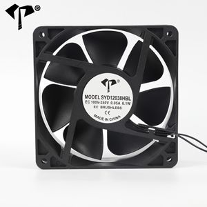 พัดลมระบายความร้อนแบบแกน EC ไร้แปรงถ่าน 12038 ขนาด 120*120*38 มม. 110-220 โวลต์ 3000 รอบต่อนาที 126.5 CFM เสียงเบา ป้องกันน้ำและฝุ่นระดับ IP68 - Product Image 6