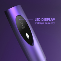 QUELLE Draadloze PMU Pen Dubbele 800mah Batterij 2.1mm Slag 9 Snelheden 1725 Holle Motor Aluminium Behuizing voor Wenkbrauw Lip Tatoeage