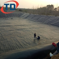Пленка для пруда 45mil 20mil 30mil, наружная геомембрана из HDPE 500 микрон 750 микрон 1000 микрон, сельскохозяйственная геомембрана
