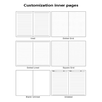 Carnet personnalisé A5 en cuir pour bureau, reliure souple, possibilité d'imprimer un logo, bloc-notes personnalisé pour cadeau