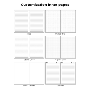 Carnet personnalisé A5 en cuir pour bureau, reliure souple, possibilité d'imprimer un logo, bloc-notes personnalisé pour cadeau - Product Image 4