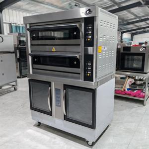 Commercial Two-Layer Combination Oven 10-Tray <b>Proofer</b> Easy to Operate Stainless Steel for Restaurant <b>Bread</b> Food Preparation 204D - Product Image 3