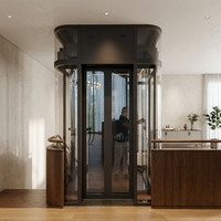 Puerta de Entrada Doble Redonda Dorada para Villa, Textura de Lujo, Apertura Eléctrica Estable, Superficie Resistente al Desgaste, Tamaño Personalizado