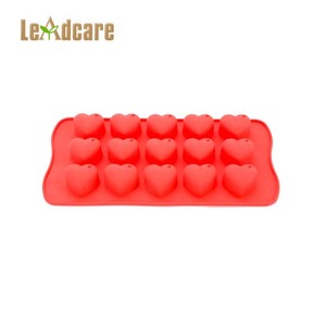 El modelo de chocolate de silicona de grado alimenticio Love Flower DIY cake chocolate es resistente a altas temperaturas y fácil de limpiar - Product Image 6