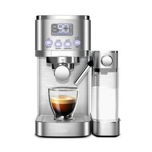 Máquina de café espresso de acero inoxidable completamente automática 3 en 1 Cafetera <span class=keywords><strong>Cappuccino</strong></span> Latte Maker con función de espuma de leche - Product Image 1