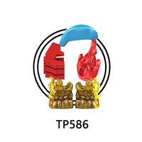 Figuras de Plástico ABS TP1071 del Famoso Videojuego, RYU, KEN, CHUN LI, GUILE, Mini Figuras de Ensamblaje, Bloques de Construcción, Juguetes para Niños