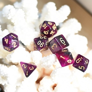 Udixi Bộ Xúc Xắc Trò Chơi Rồng Và Ngục Tối Tùy Chỉnh RPG Bằng Nhựa Long Lanh Bán Sỉ Đa Diện - Product Image 5