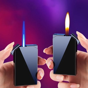 Sáng tạo thay đổi dần dần đôi lửa phim hoạt hình nhẹ hơn kim loại máy bay phản lực ngọn lửa Windproof mở lửa thuốc lá nhẹ hơn bán buôn - Product Image 5