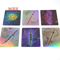 Nouvelle conception de cartes holographiques RFID, cartes holographiques imprimables, cartes intelligentes laser arc-en-ciel imperméables